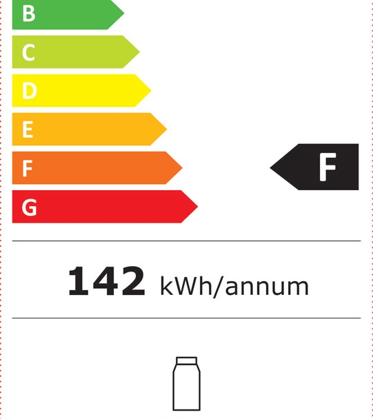 Réfrigérateur encastrable 1 porte froid brassé 178 cm