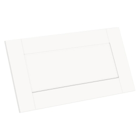 Kit façade meuble cuisine Blanc Cadre 1 porte H. 42,9 cm x L. 79,7 cm