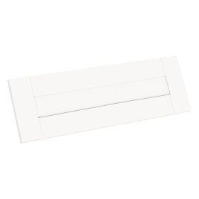 Kit façade meuble cuisine Blanc Cadre 1 porte H. 28,5 cm x L. 89,7 cm