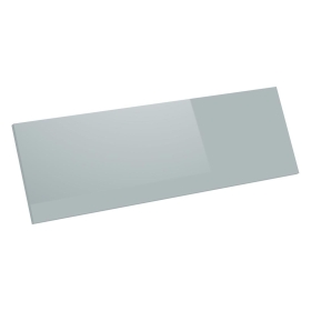 Kit façade meuble cuisine Gris Cendre Brillant 1 porte H. 28,5 cm x L. 89,7 cm